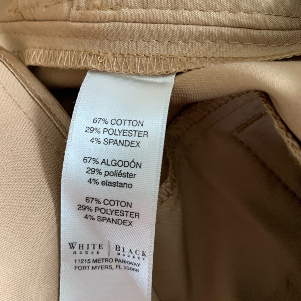 White House Black Market Tan Tailored Shorts - Picture 7 of 16
